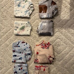 GAP Kids Pajama Set - Gray, Beige, White, Blue, Red, Brown